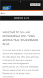 Mobile Screenshot of on-linebookkeeping.com